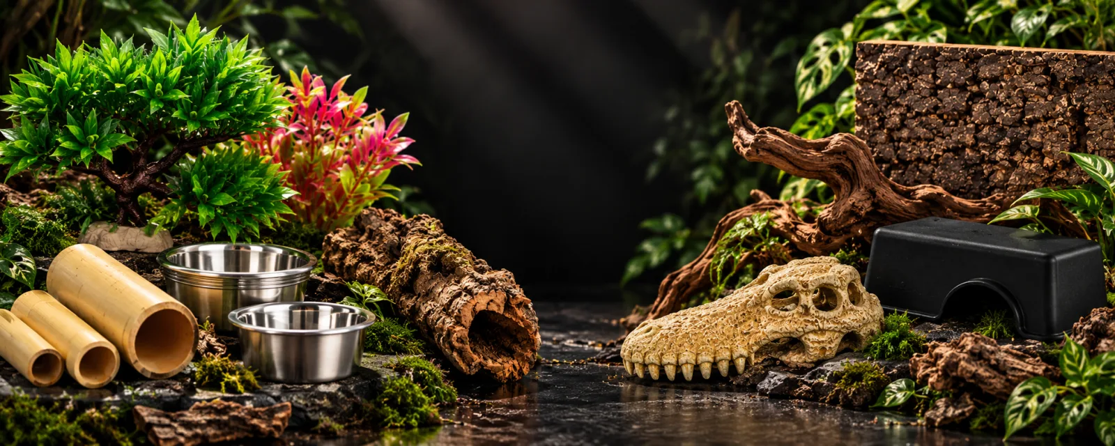 Dekoracja i wystrój terrarium