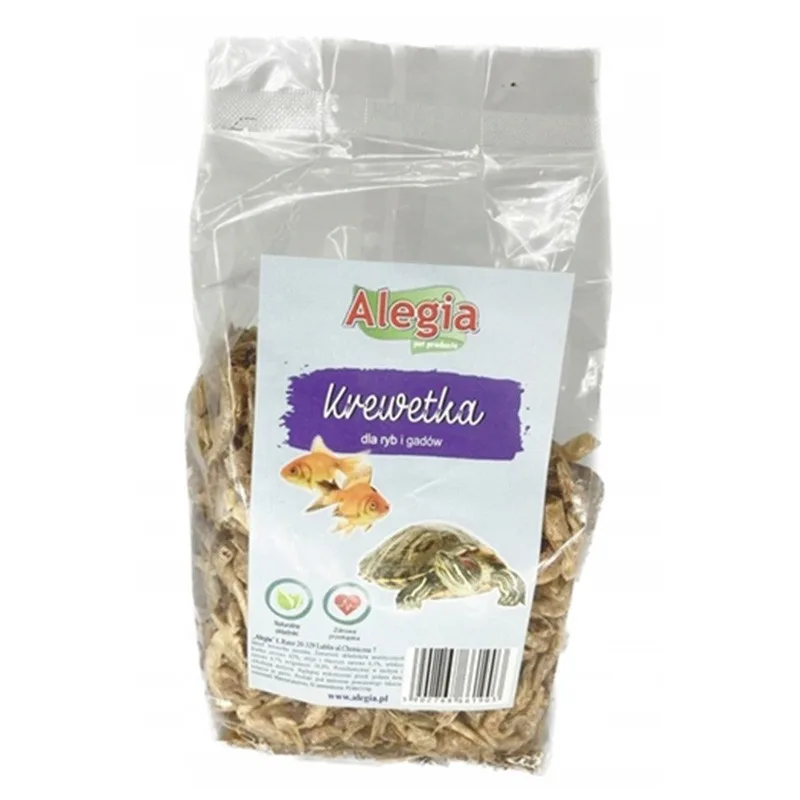 Alegia Krewetka 125g – Naturalny przysmak dla ryb i gadów
