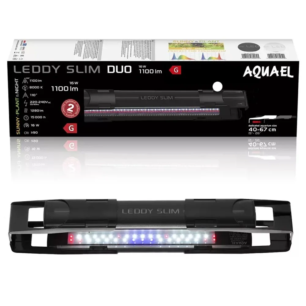 LEDDY SLIM DUO 16W Sunny Plant&Night - lampa LED do akwarium