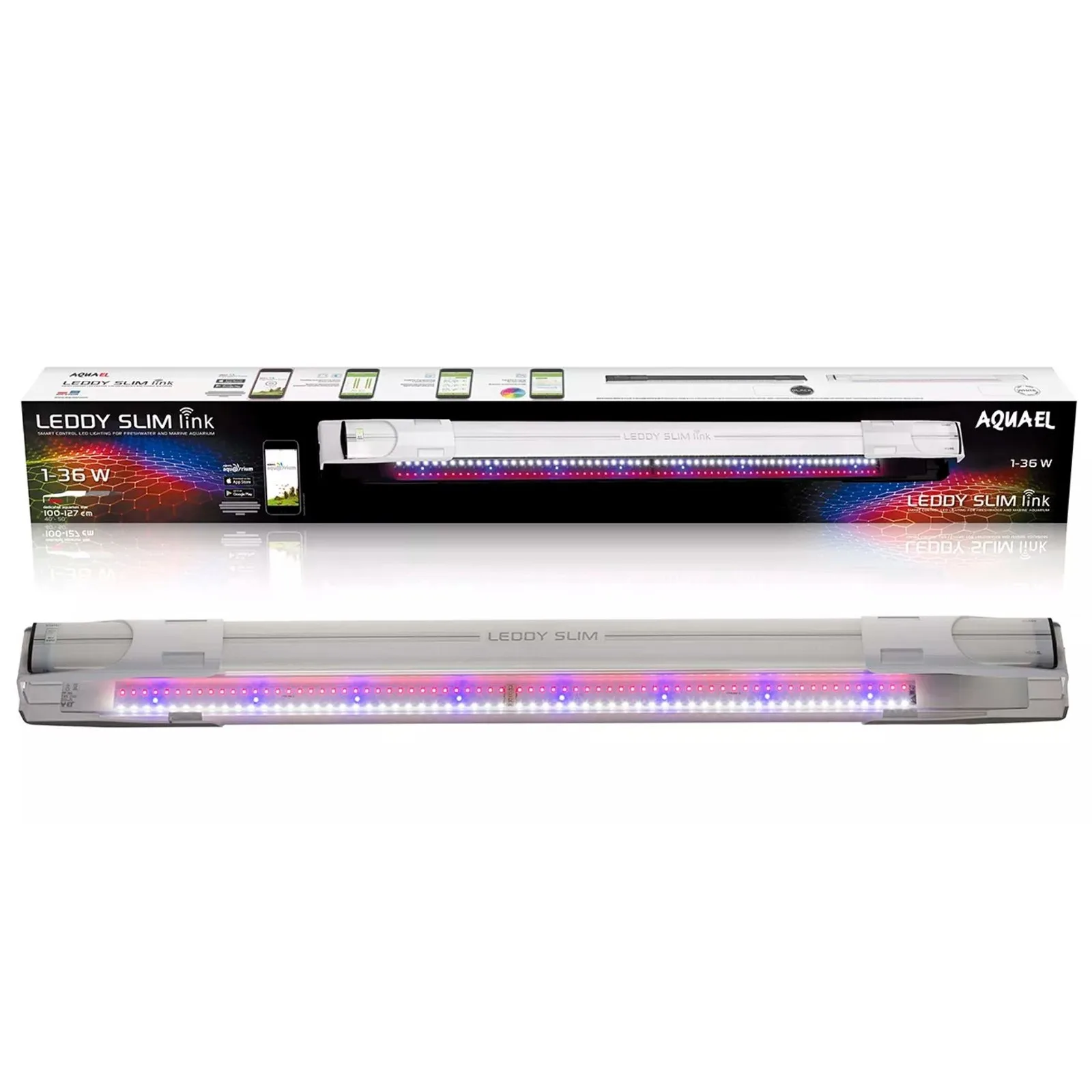 Leddy Slim Link 36W Biały 2.0 - lampa LED WiFi 100-127cm