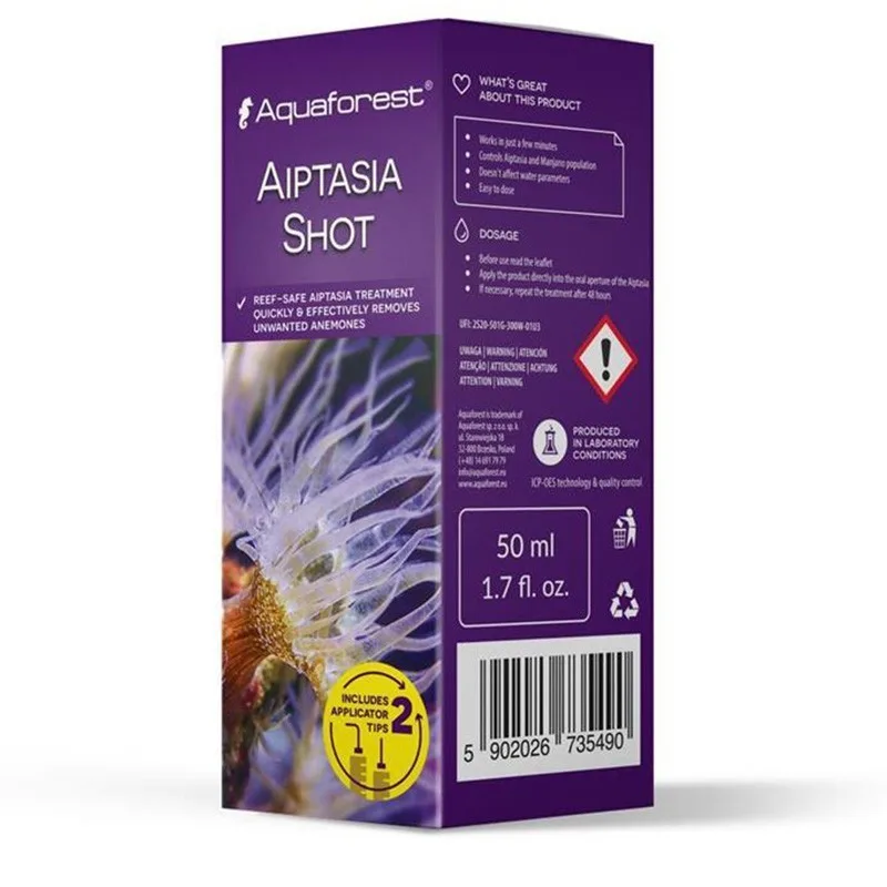 Aiptasia Shot 50ml - Preparat do zwalczania Aiptasii