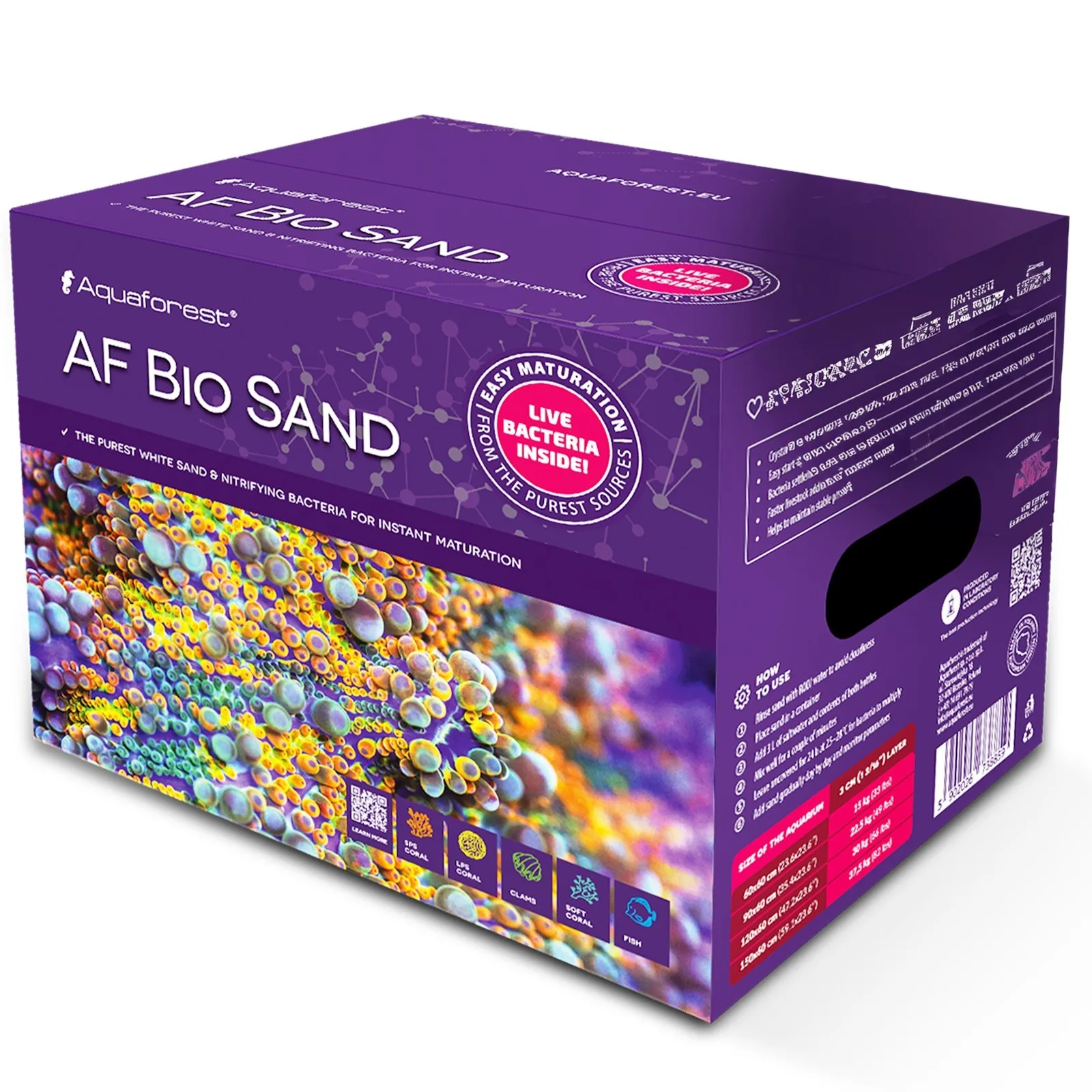 Bio Sand 0,5mm-1,5mm 10kg - naturalny piasek do akwarium morskiego
