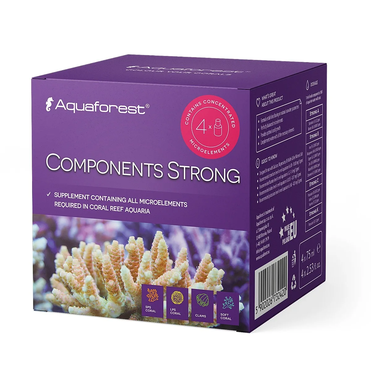 Components Strong  - 4x75ml