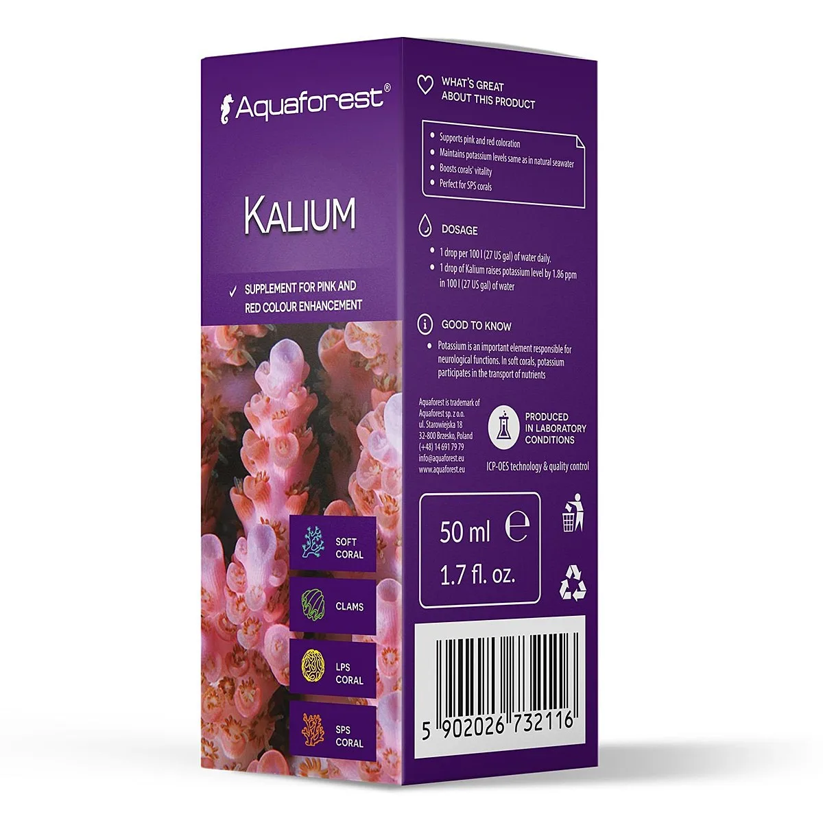 Kalium 50ml - potas w płynie