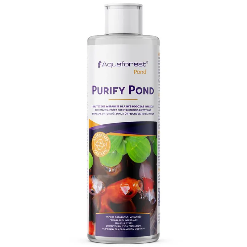 Aquaforest Purify POND 500ml - środek do pielęgnacji ryb w oczkach wodnych
