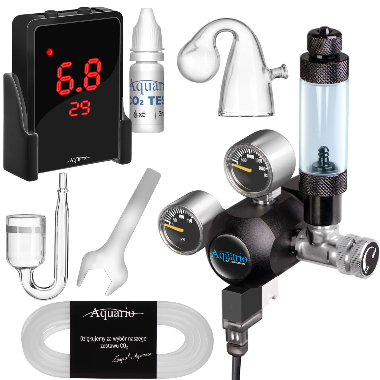 Exclusive 2.0 - zestaw CO2 z elektrozaworem i komputerem pH