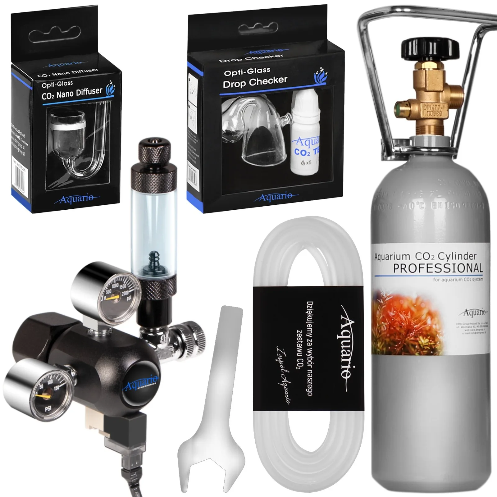 Professional 2.0 - zestaw CO2 z elektrozaworem + butla 2l
