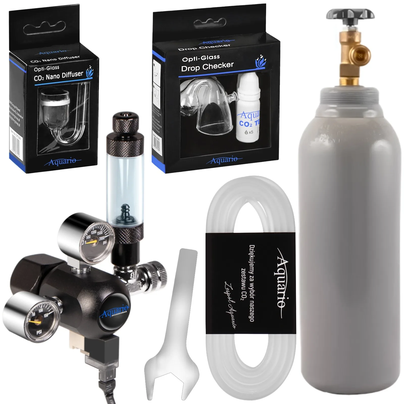 Professional 2.0 - zestaw CO2 z elektrozaworem + butla 8l