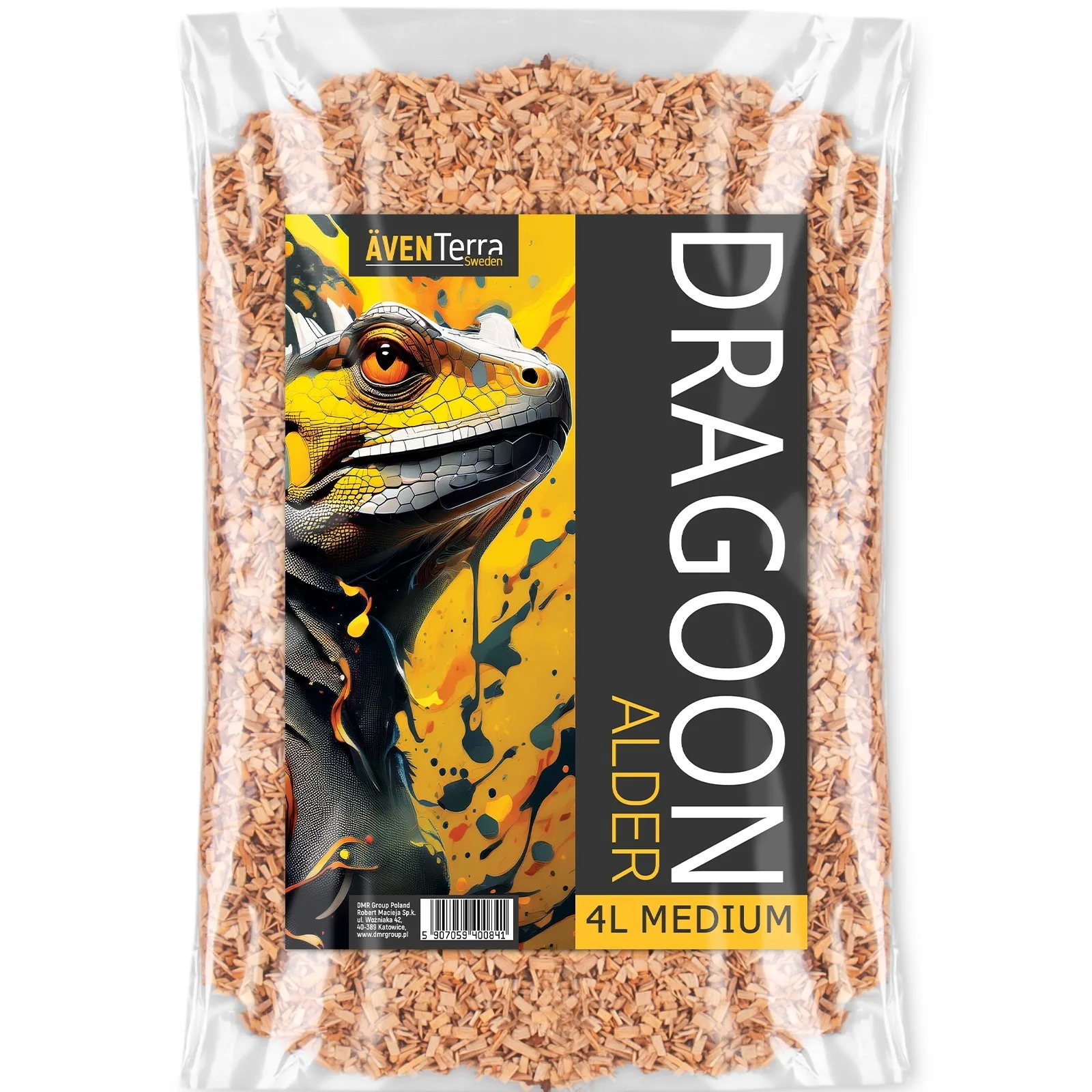 DRAGOON Alder Medium 4l - średnie zrębki olchowe