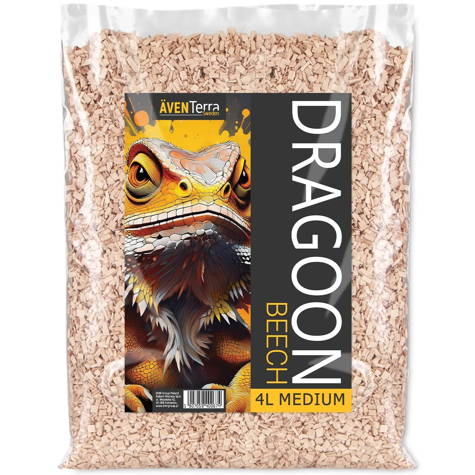 DRAGOON Beech Medium 4l - średnie zrębki bukowe