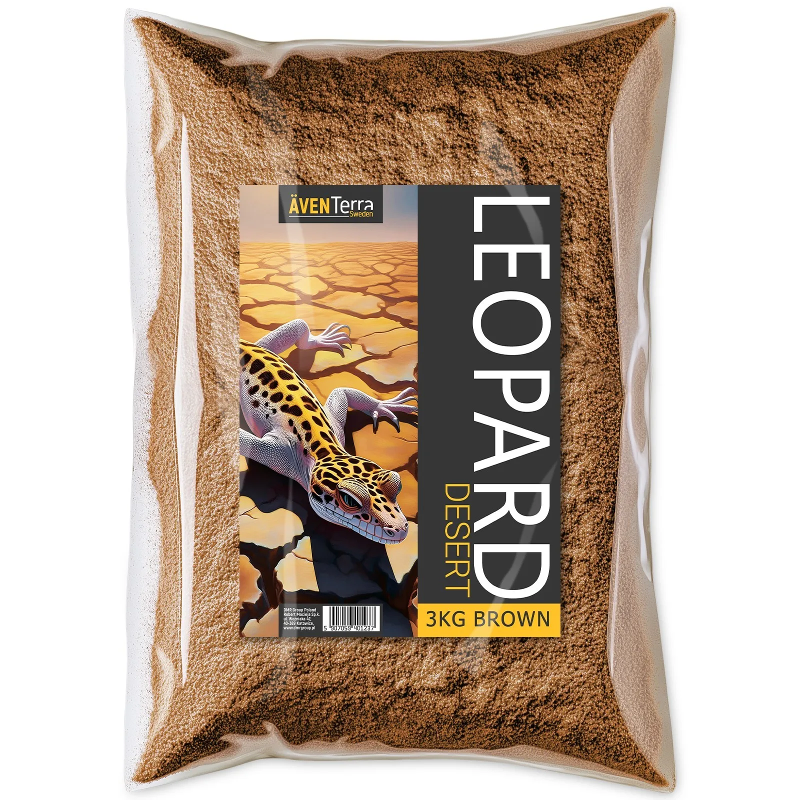 LEOPARD Desert Brown 3kg - glina do terrarium