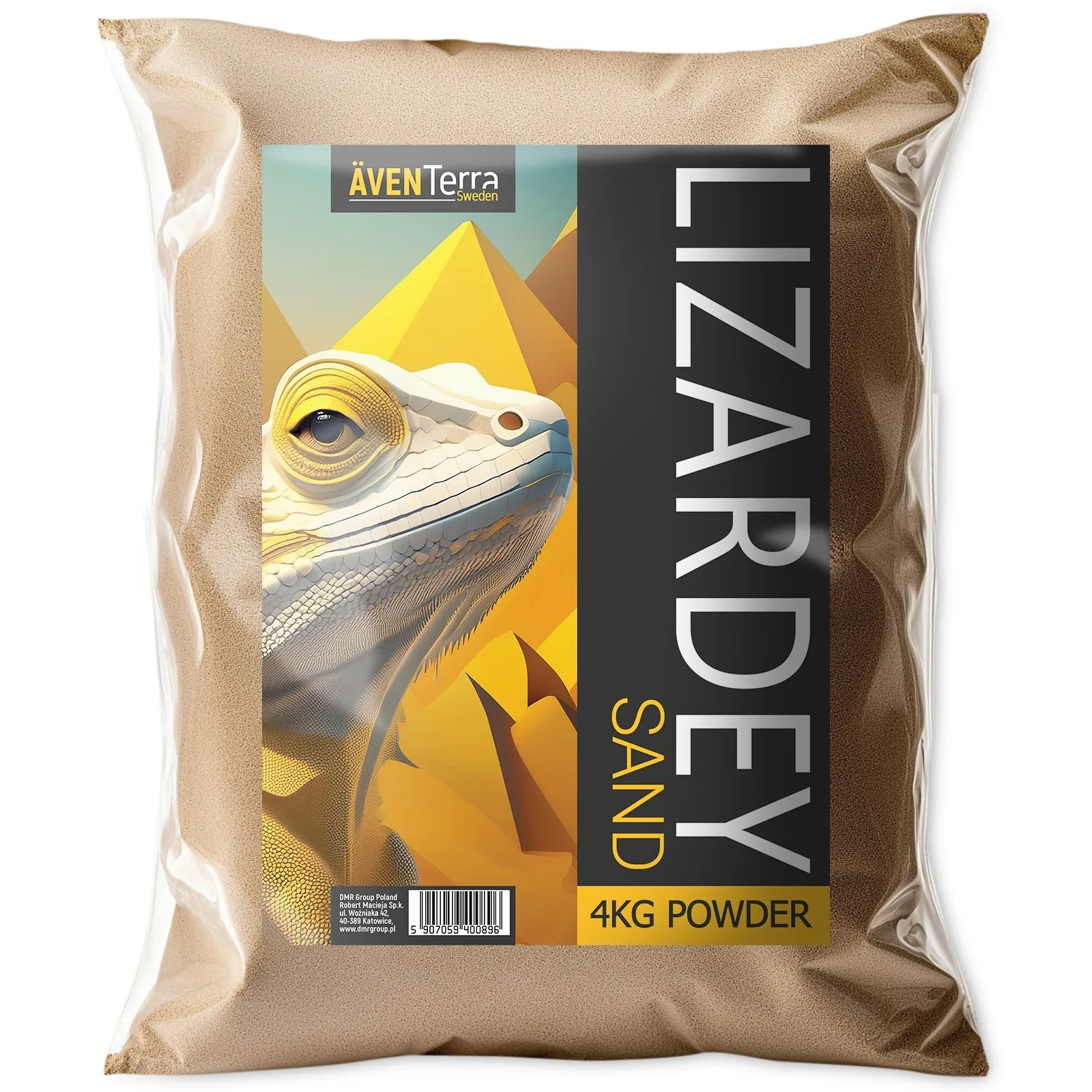 LIZARDEY Sand 4kg - piasek dla gadów