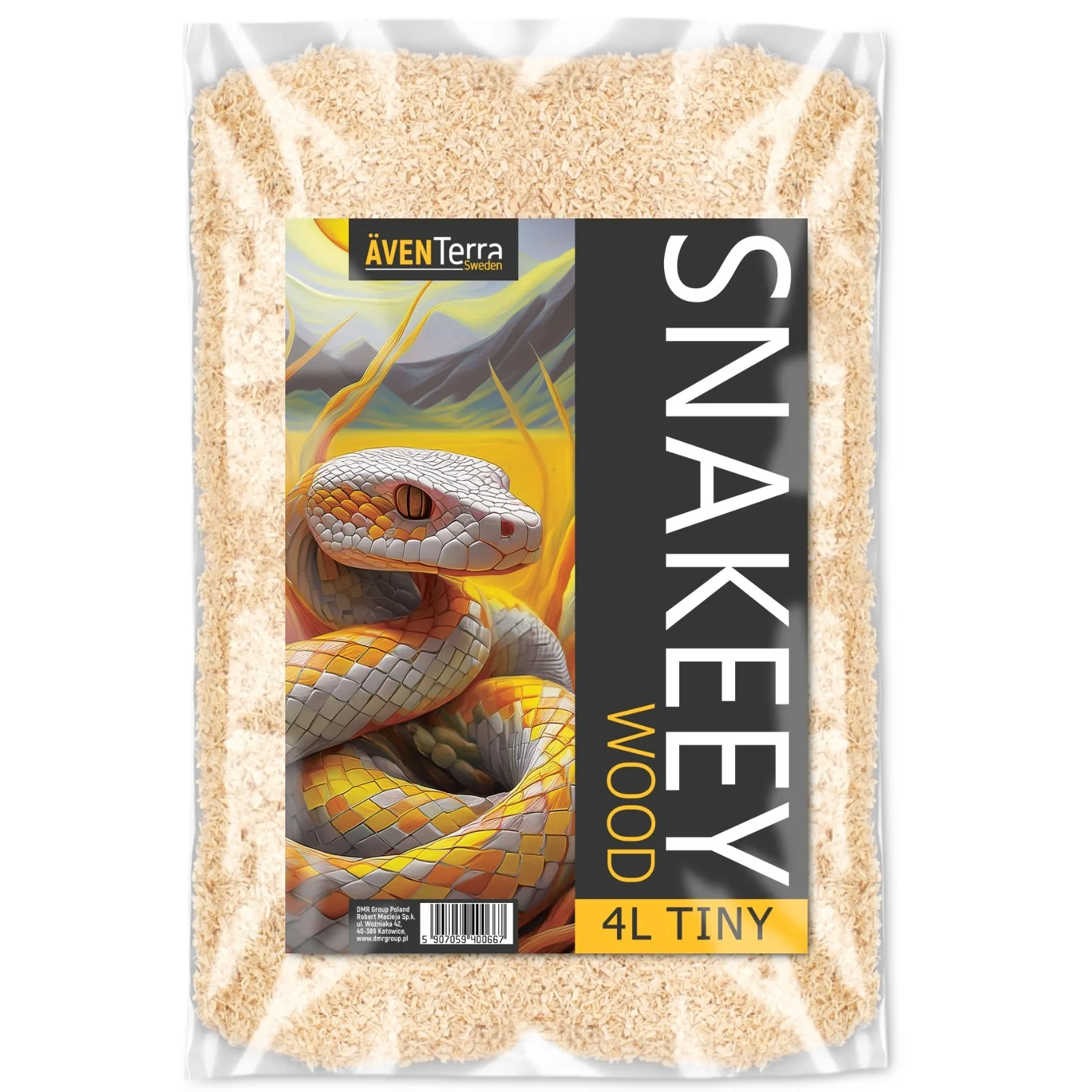 SNAKEEY Wood Tiny 4l - podłoże dla węży i gryzoni