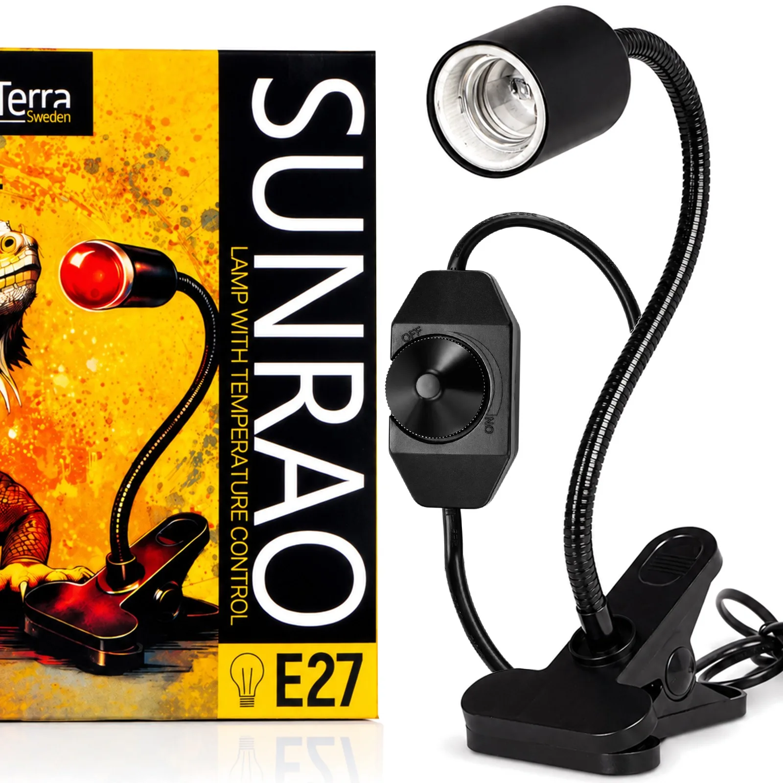 Aventerra Sweden SUNRAO - lampa do terrarium z regulacją mocy