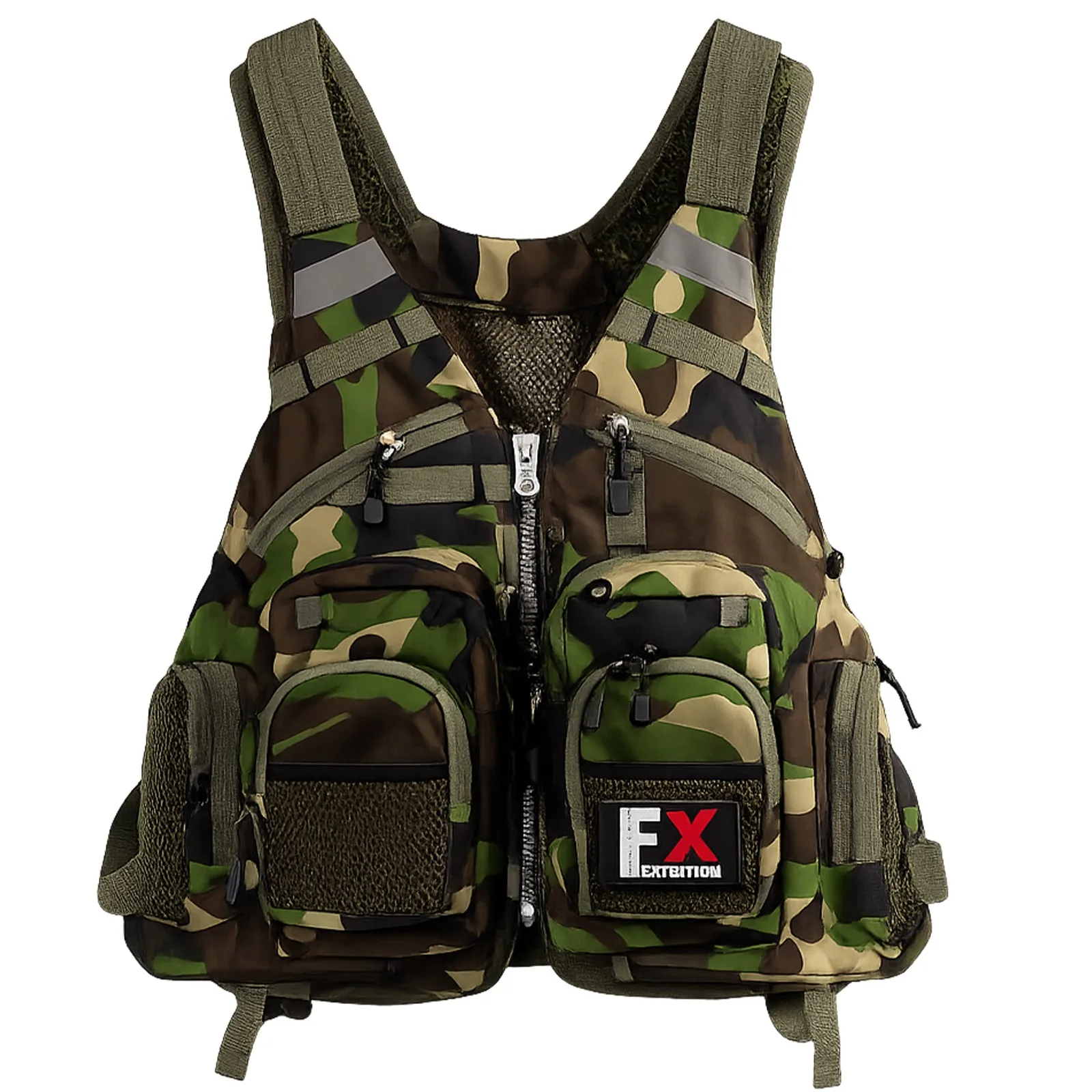 Fishing Expedition MaxiVest Camo - kamizelka wędkarska