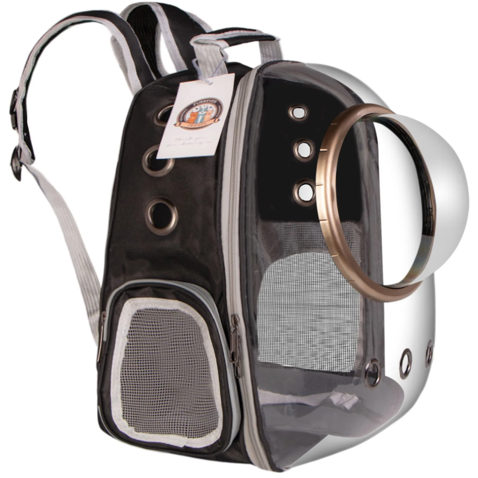 Furrever Friends CatVision UFO Black - plecak transporter dla kota i psa