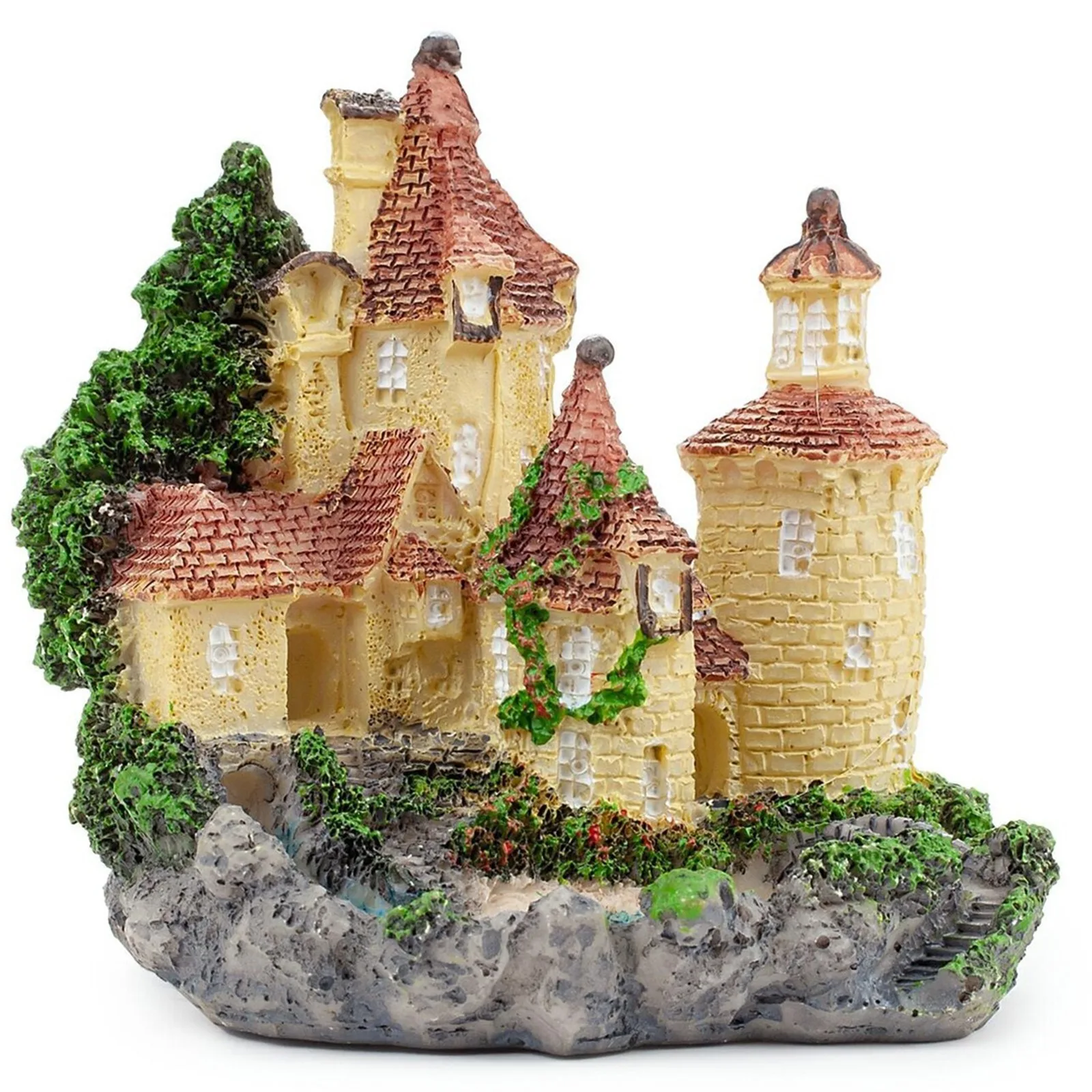 ozdoba do akwarium zamek 8cm