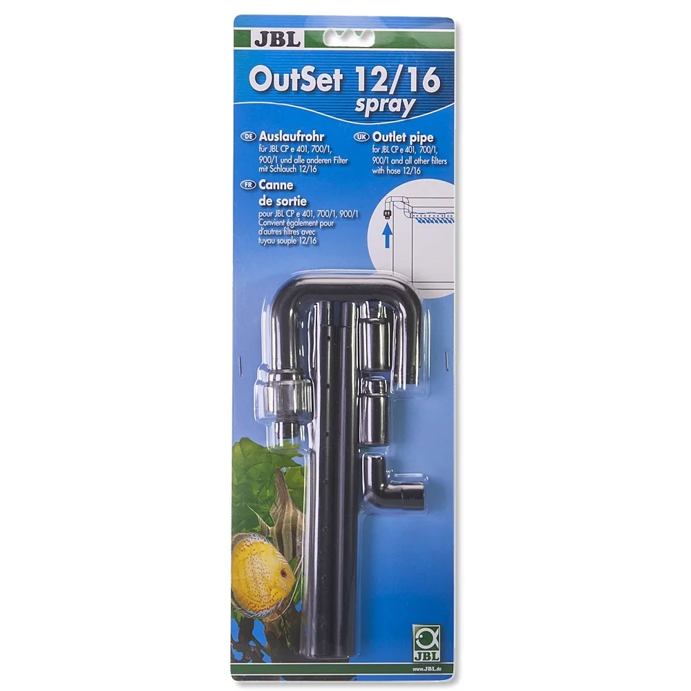 OutSet spray 12/16 - wylot filtra z deszczownicą