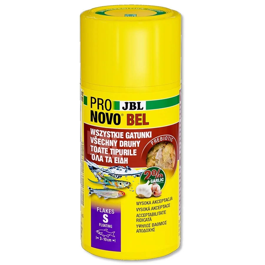 Pronovo Bel Flakes S 100ml - podstawowy pokarm w płatkach dla ryb