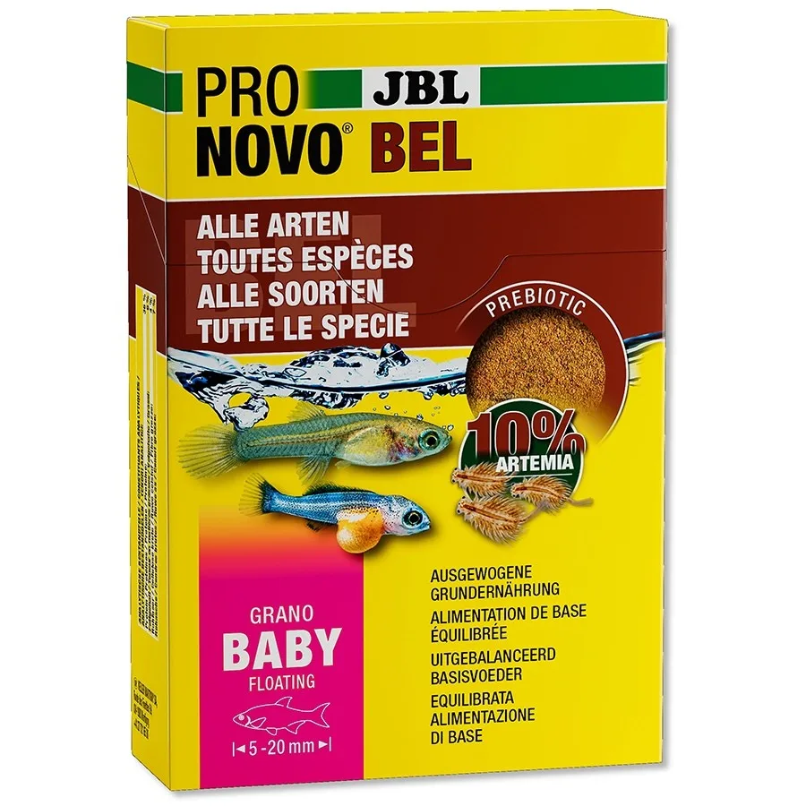 Pronovo Bel Grano Baby 3x10ml - pokarm w proszku dla młodych ryb
