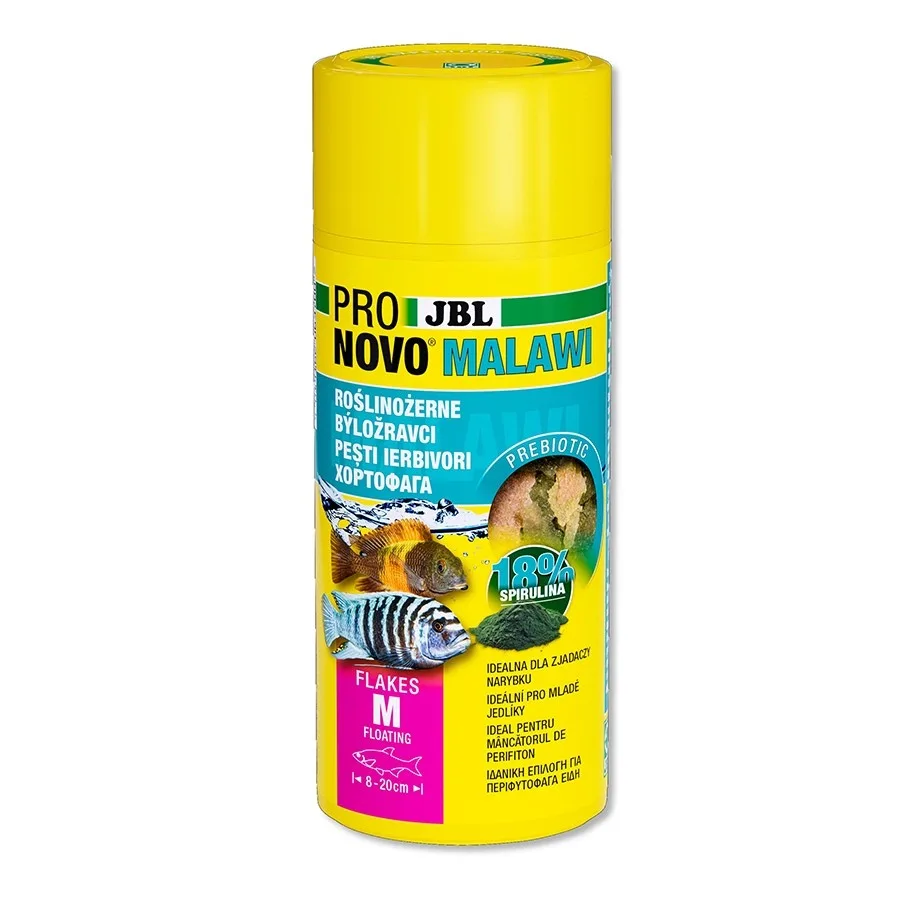 Pronovo Malawi Flakes M - pokarm w płatkach dla pielęgnic 250ml