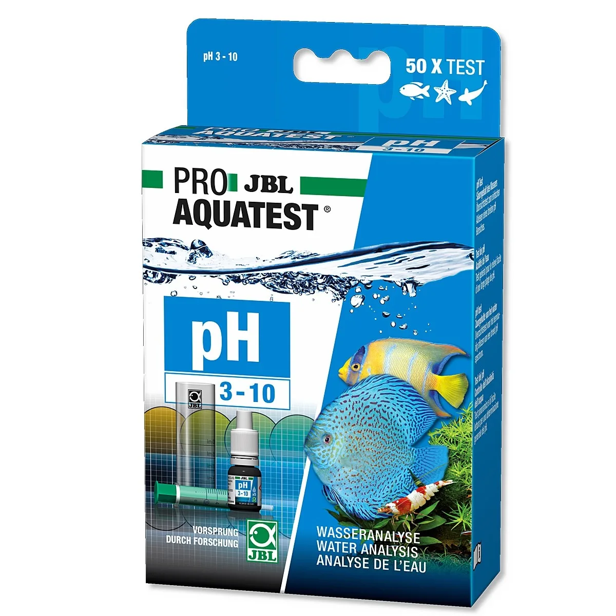 Test pH 3.0-10.0  - Szybki test do określenia kwasowości w akwariach