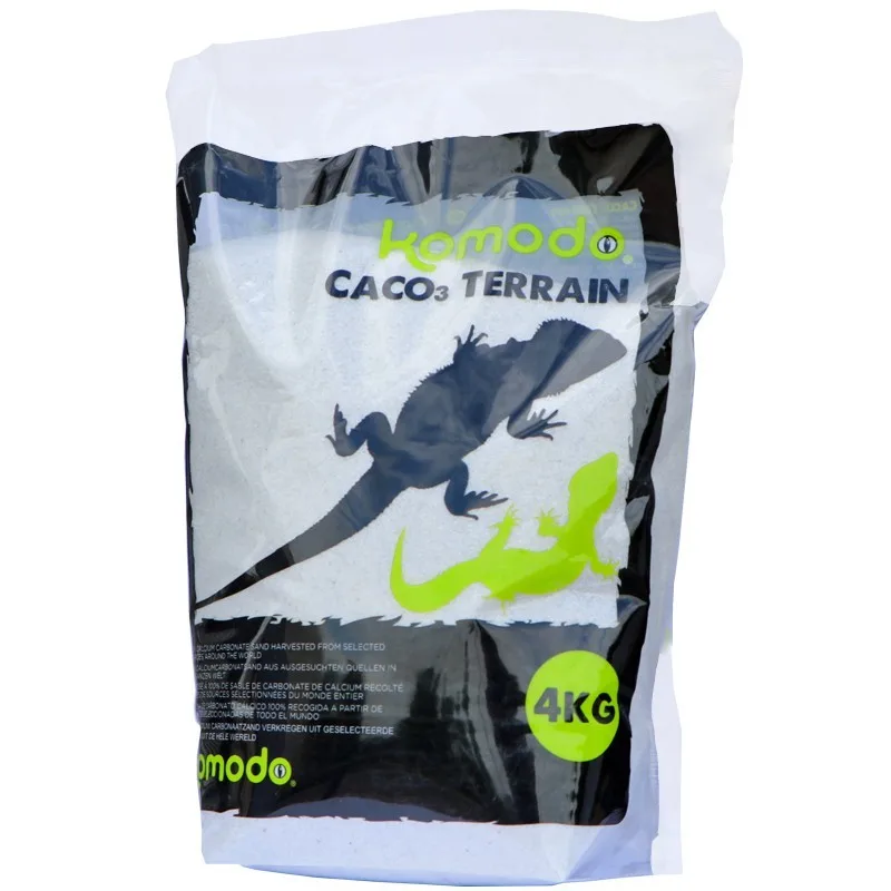 CaCo3 Sand White - jadalny piasek dla gadów