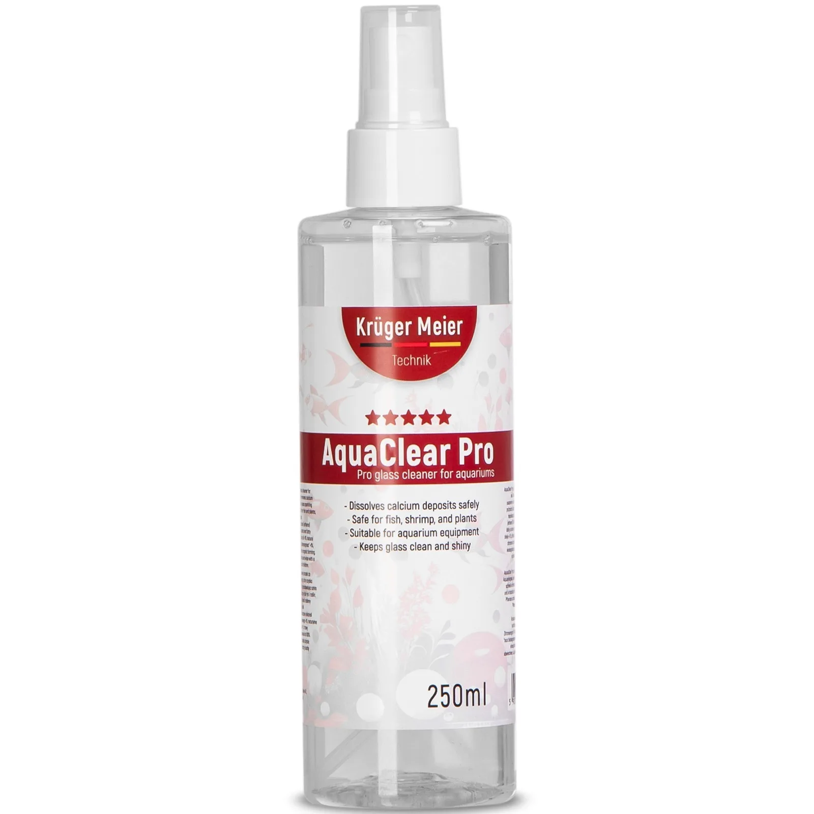 AquaClear Pro 250ml - płyn do czyszczenia szyb akwarium