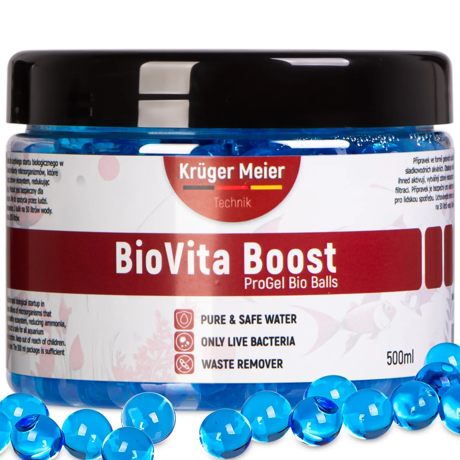 BioVita Boost - bakterie w żelowych kulkach do akwarium
