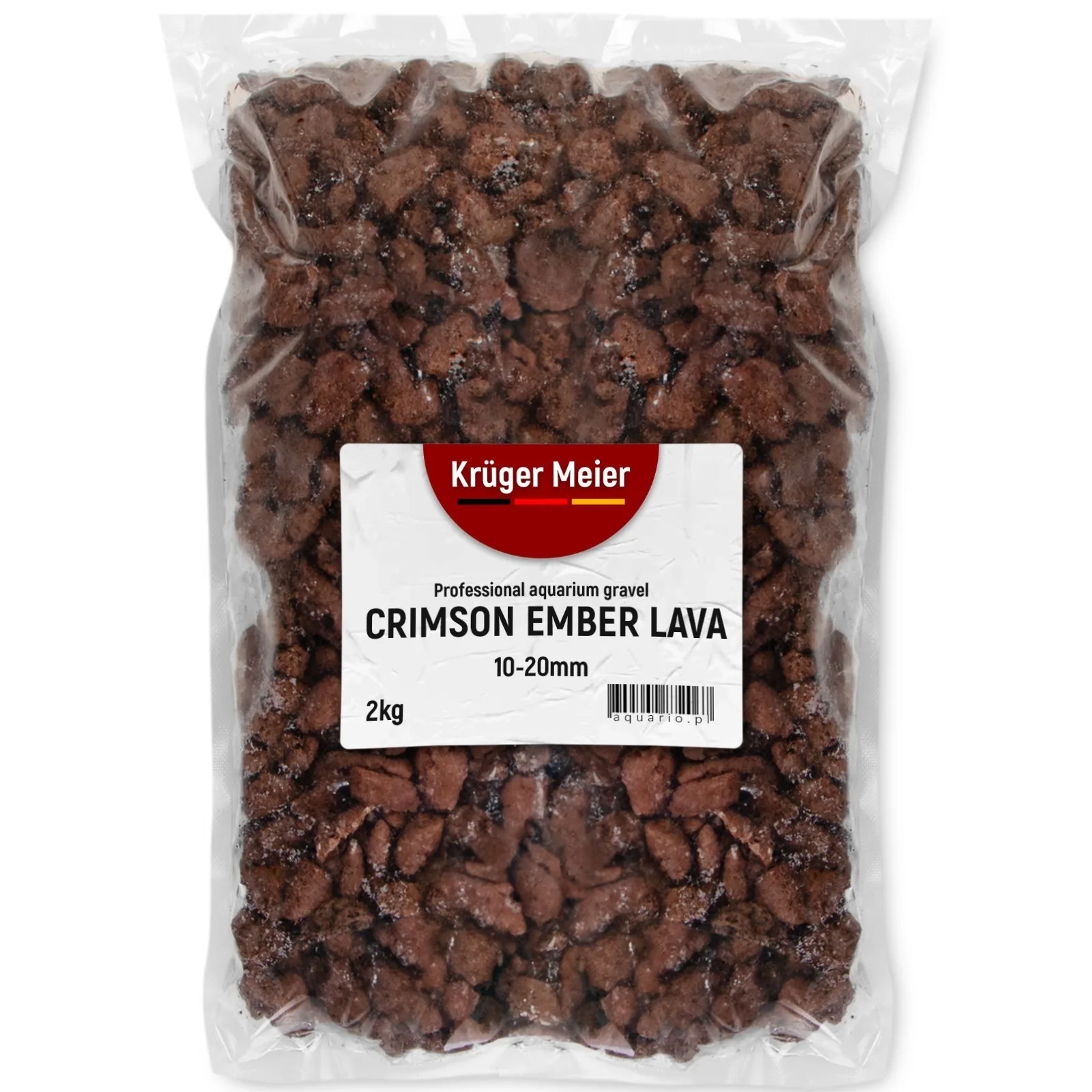 Crimson Ember Lava 10–20 mm – Lawowe podłoże strukturalne 2 kg