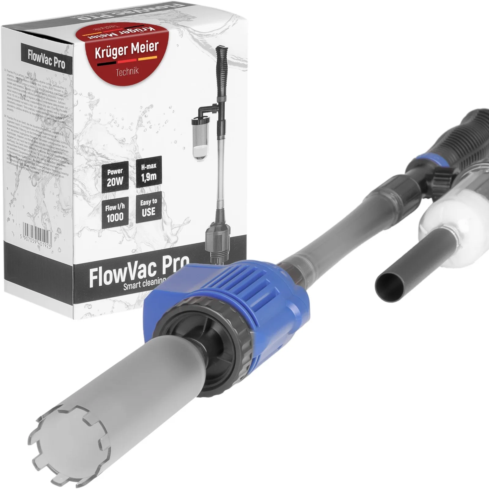 FlowVac Pro - odmulacz automatyczny z filtrem wody