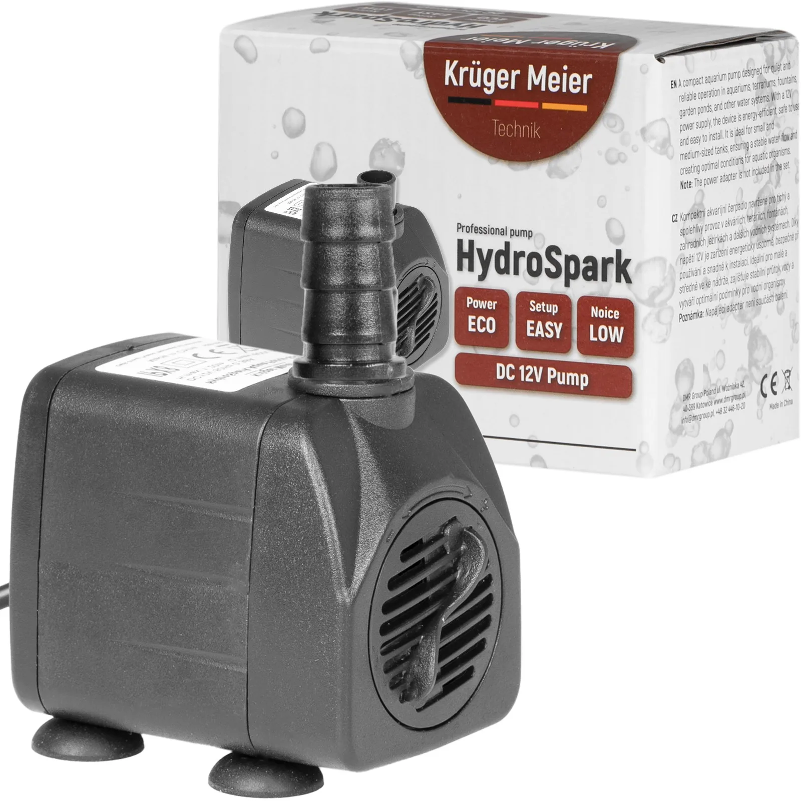 Kruger Meier HydroSpark 1750 - pompa wody 1500l/h na 12V