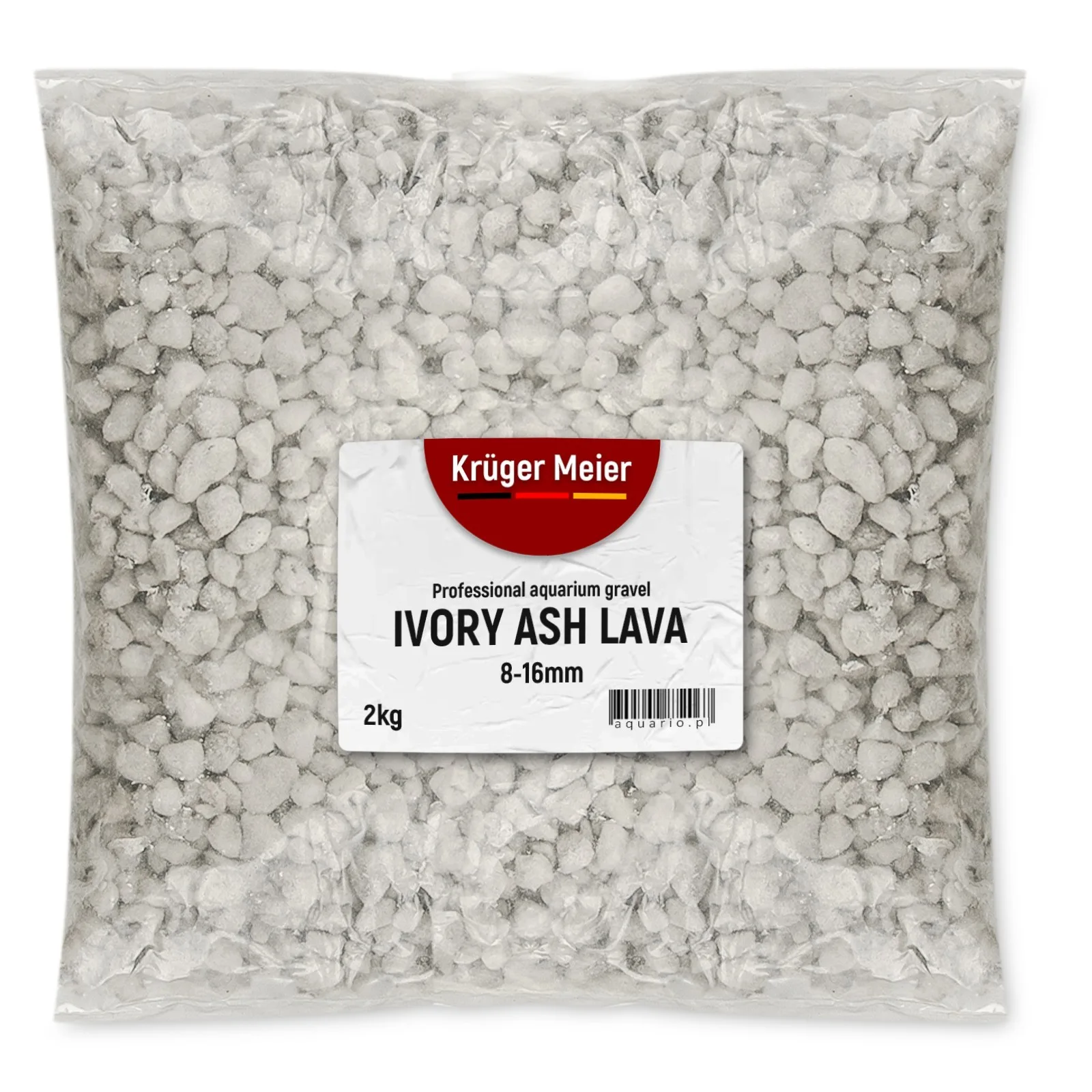 Ivory Ash Lava 8-16 mm - Żwirek do akwarium 2kg