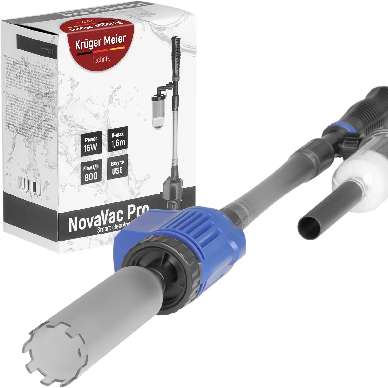 Kruger Meier NovaVac Pro - odmulacz automatyczny z filtrem wody