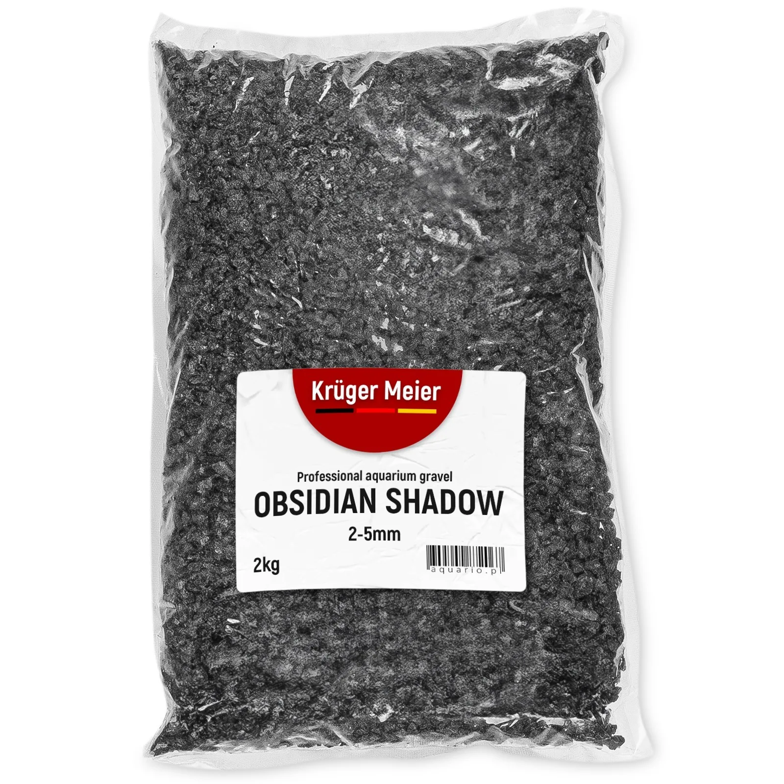 Obsidian Shadow 2–5 mm – Żwirek akwarystyczny 2 kg