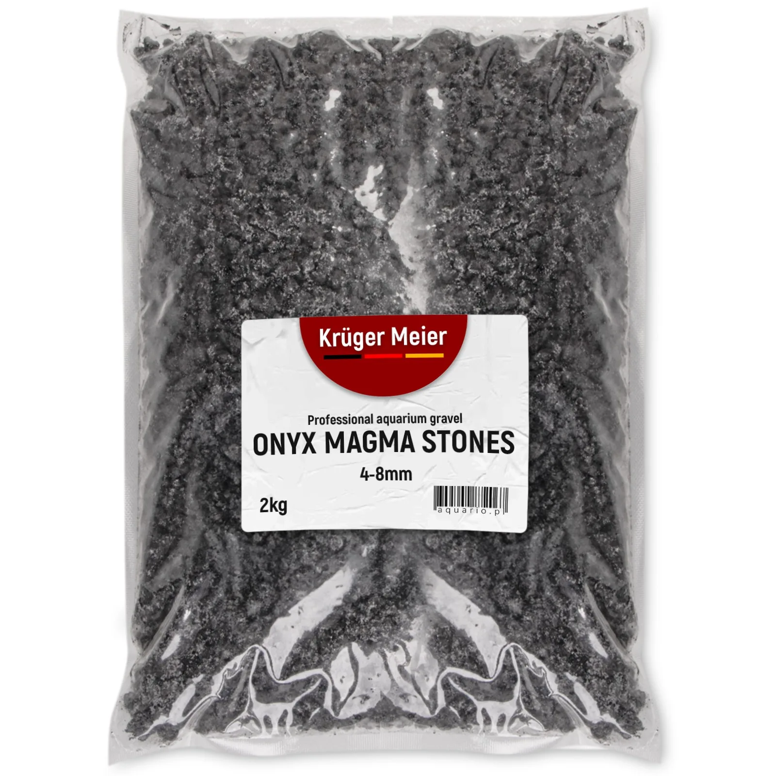 Kruger Meier Onyx Magma Stones 4-8 mm - Żwirek do akwarium 2kg