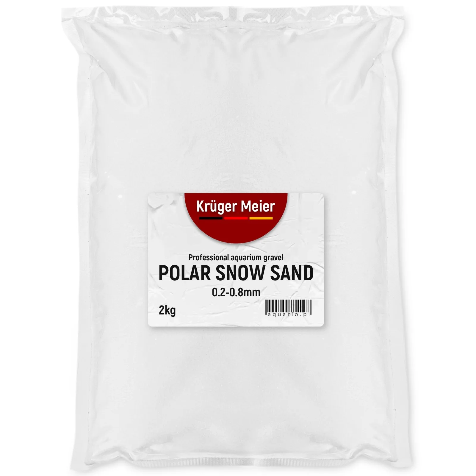 Polar Snow Sand 0,2-0,8 mm - Piasek do akwarium 2kg