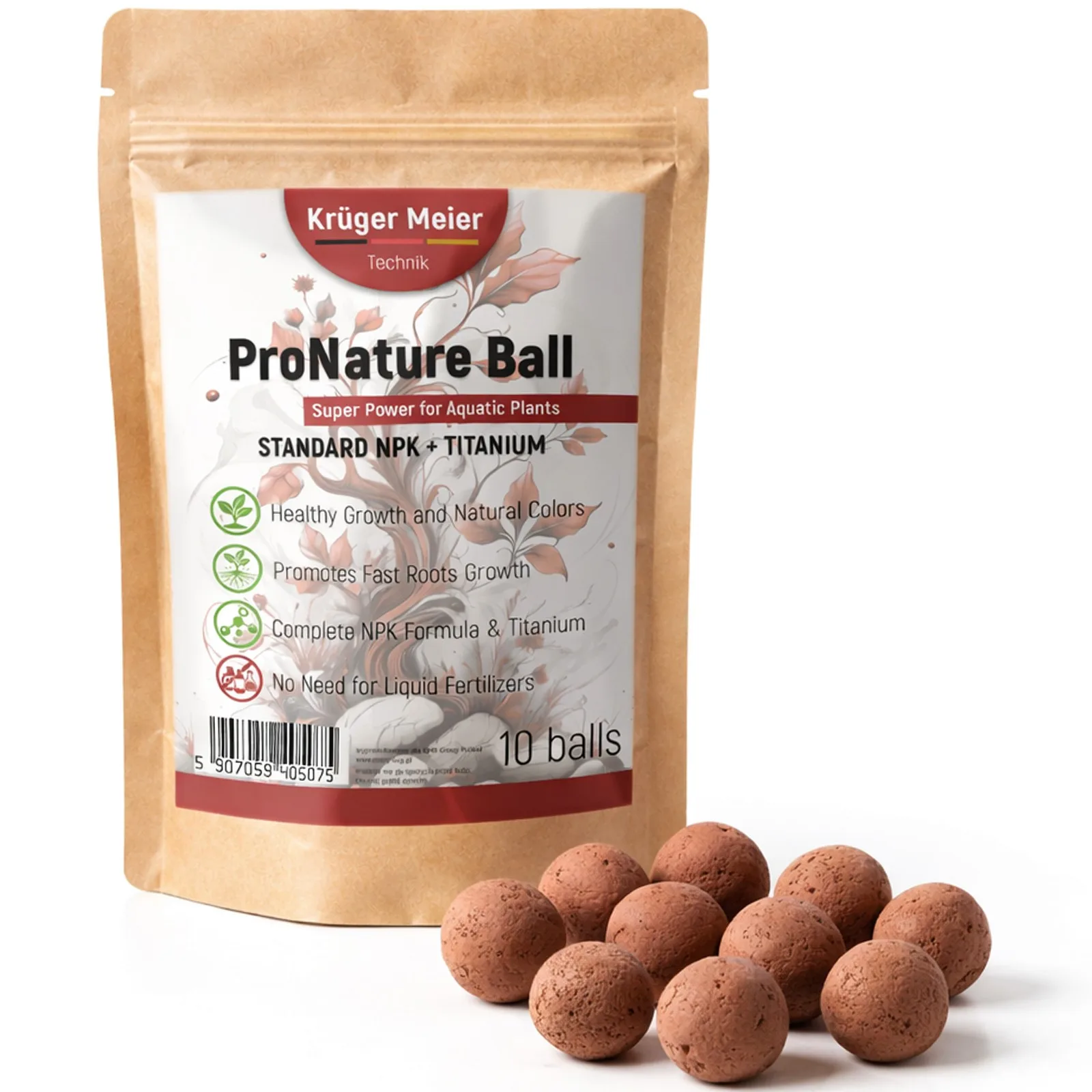 Kruger Meier ProNature Ball 10 - kulki nawozowe z biostymulatorem