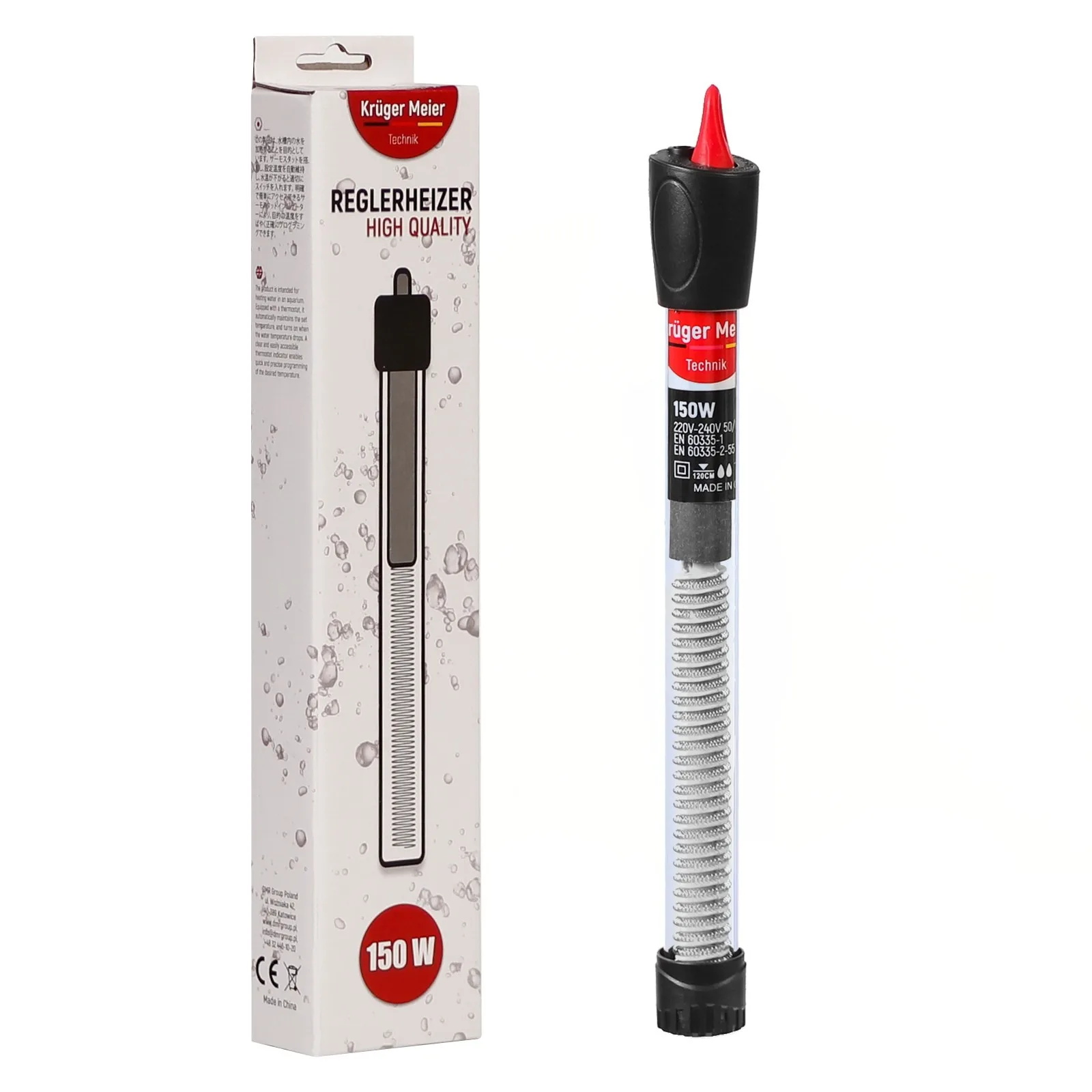 Reglerheizer 150W - grzałka z termostatem do akwarium