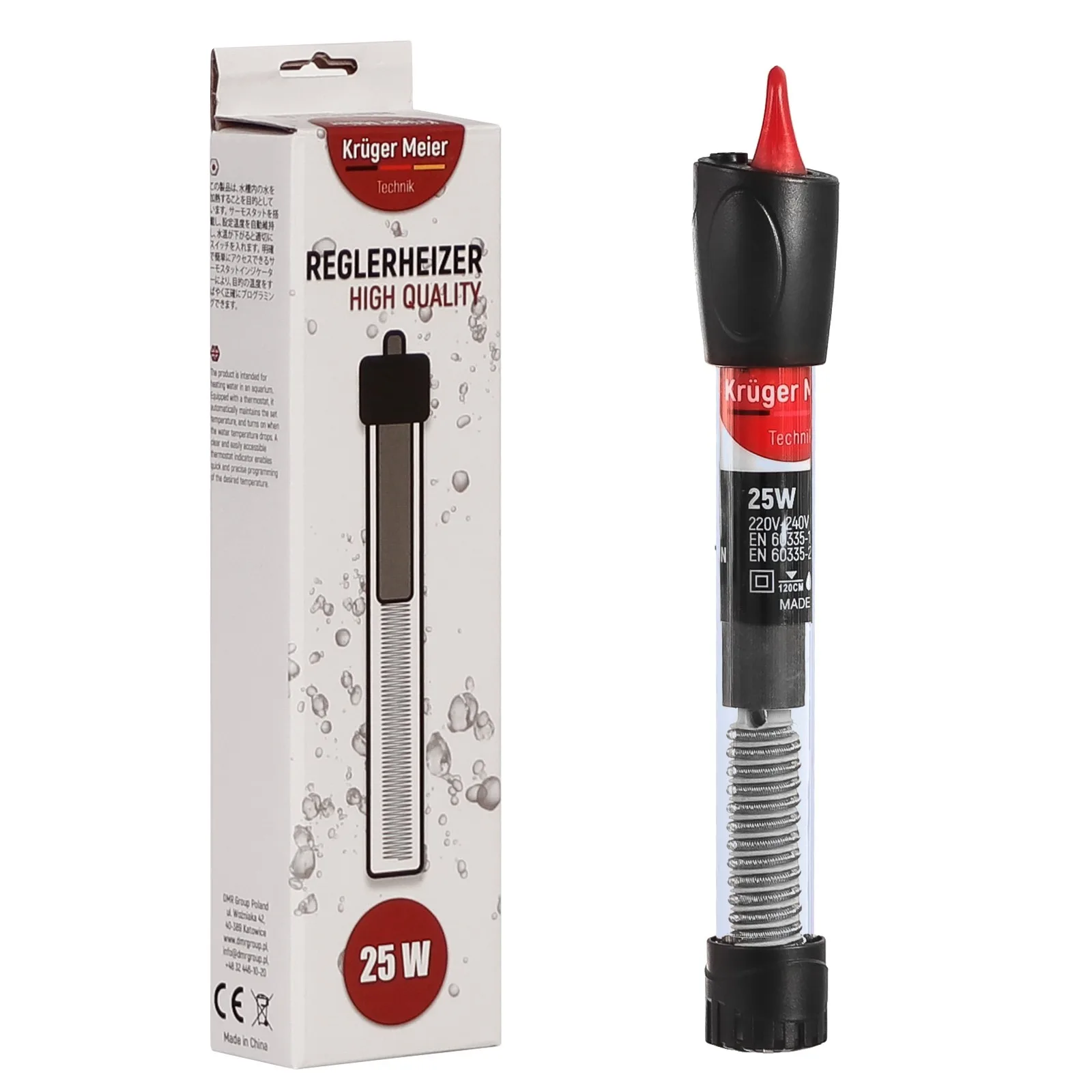 Reglerheizer 25W - grzałka z termostatem do akwarium