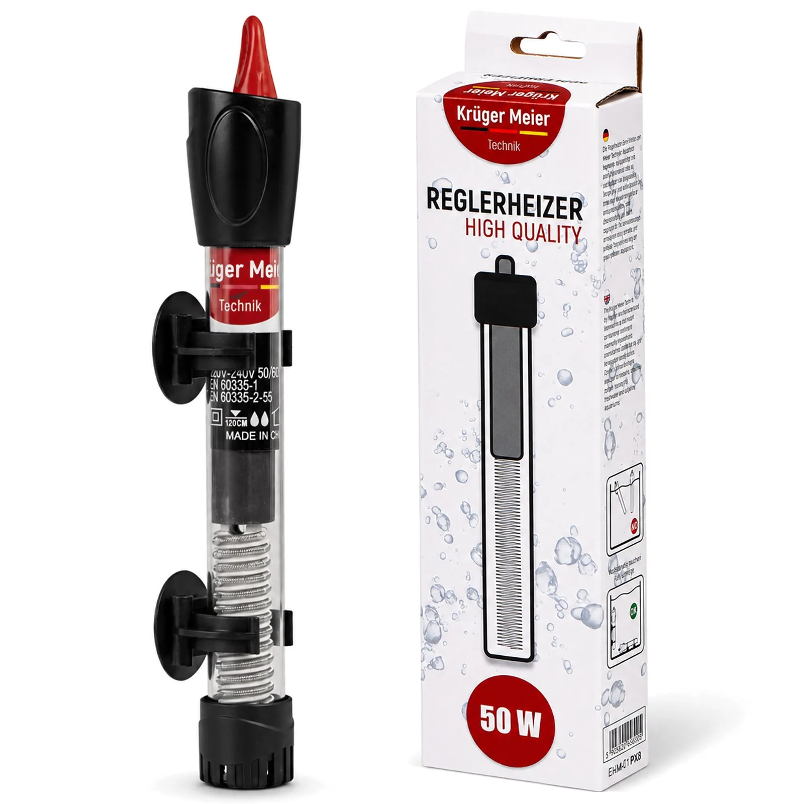 Kruger Meier Reglerheizer 50W - grzałka z termostatem do akwarium