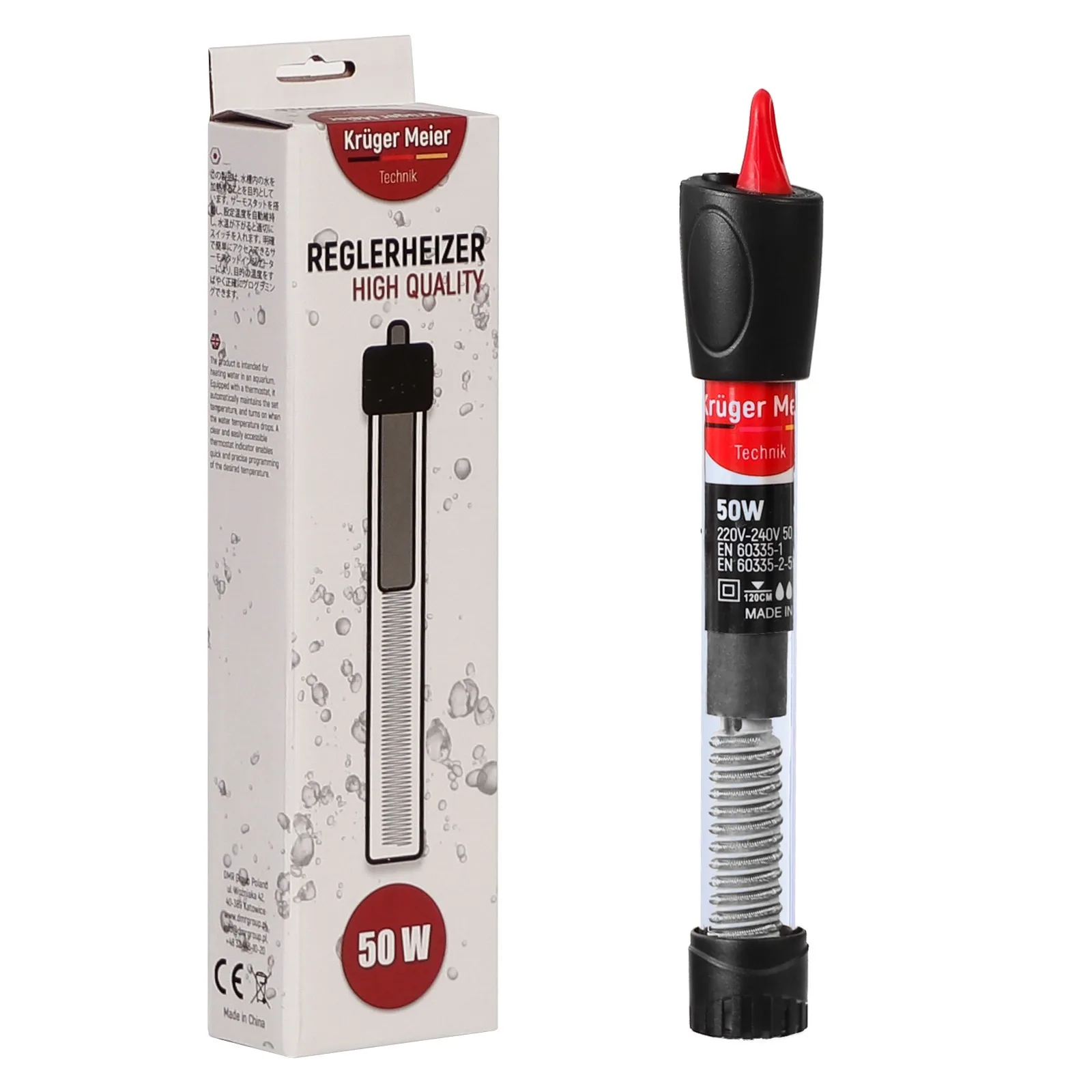 Reglerheizer 50W - grzałka z termostatem do akwarium