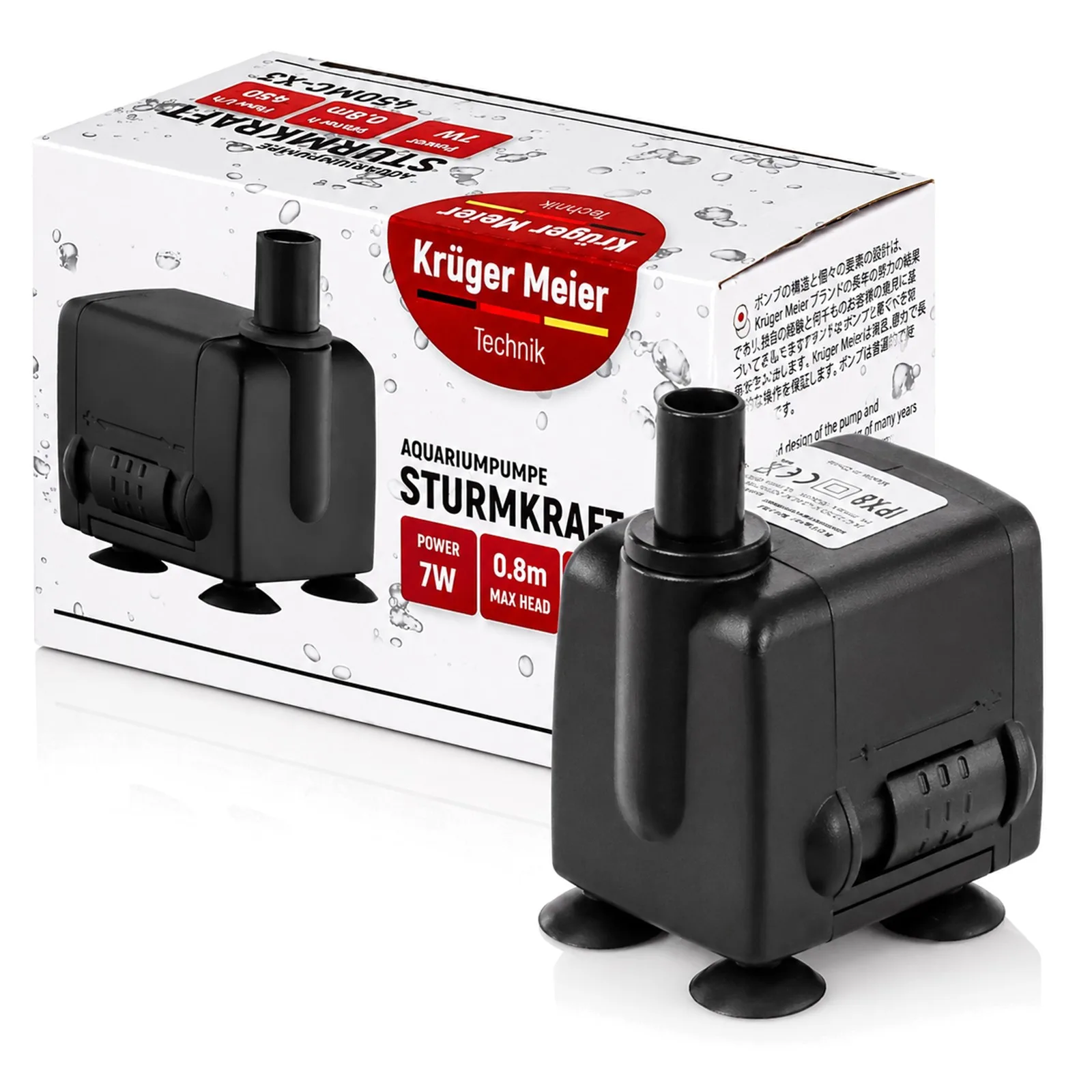Kruger Meier Sturmkraft 450MC-X3 - pompa wody 450l/h