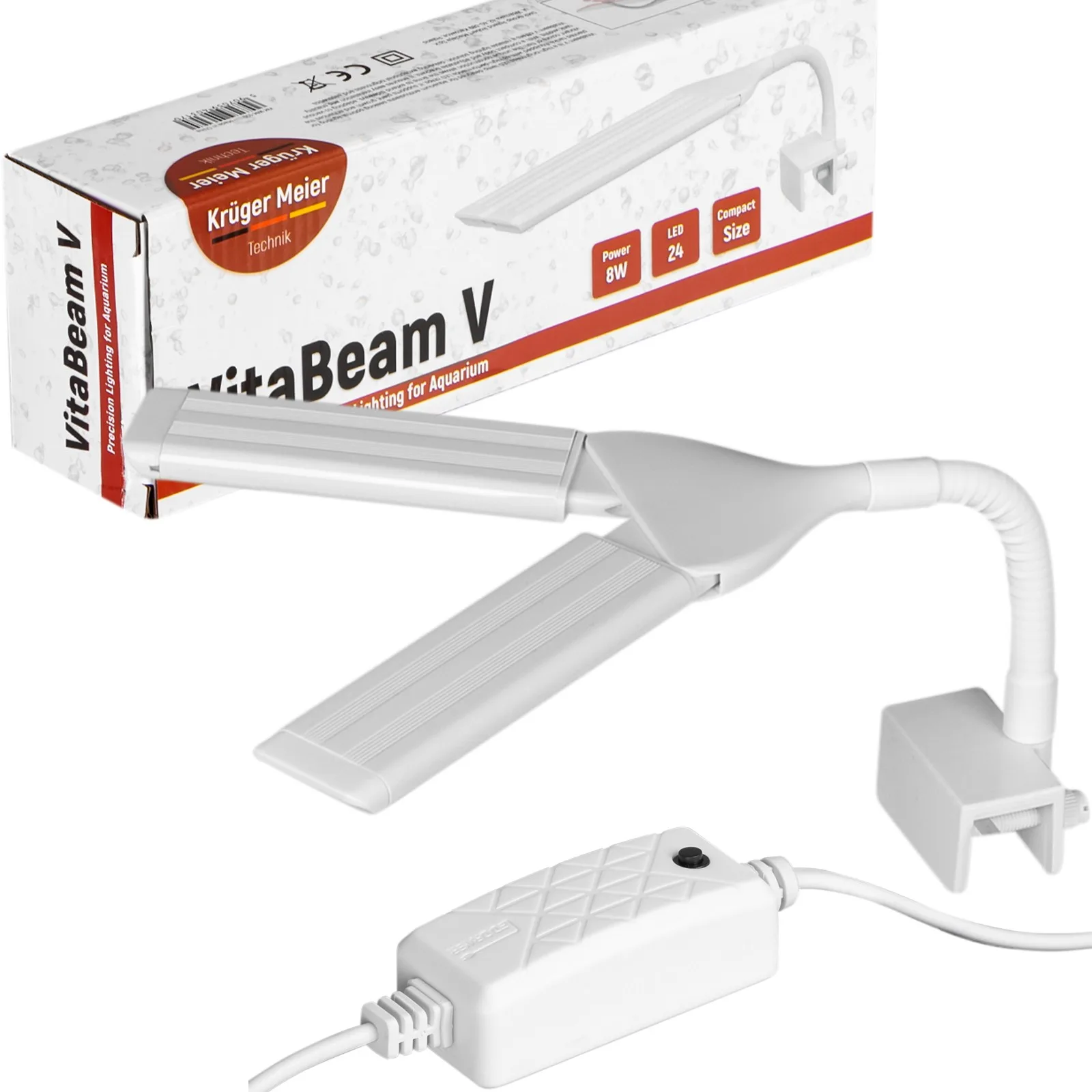 Kruger Meier VitaBeam V - lampa LED 8W do akwarium 10l - 40l