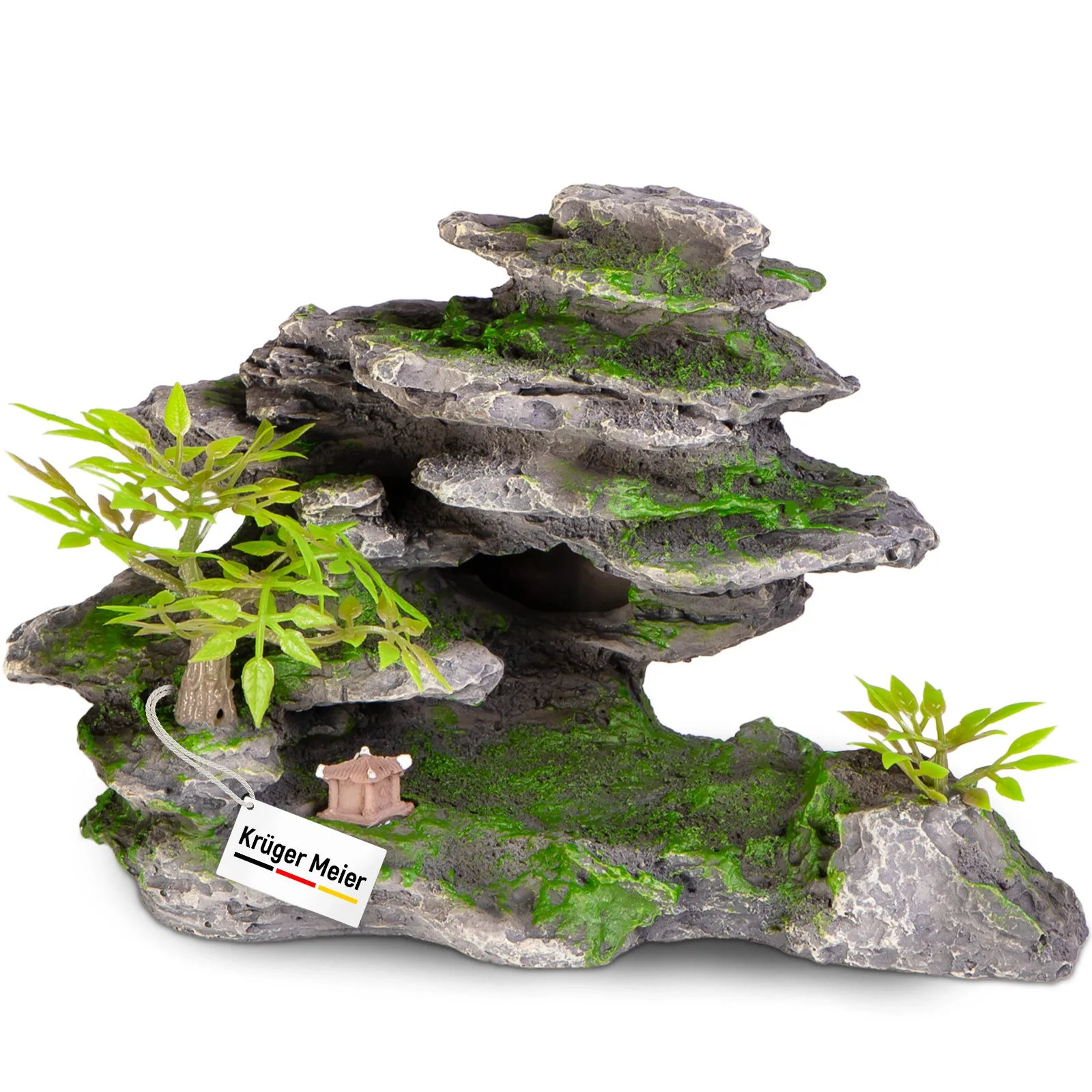 Kruger Meier Zen Rock Garden – Dekoracja do akwarium 15x9x10.5 cm
