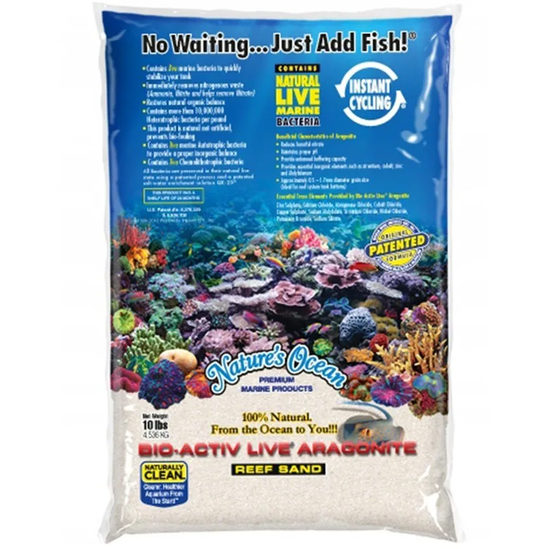 Nature’s Ocean Bio-Activ Live Sand 0,5–1,7 mm 4,5 kg – Naturalny piasek morski z bakteriami