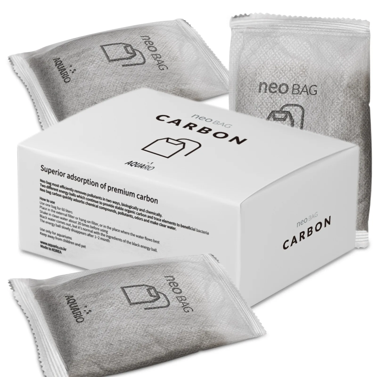 Bag Carbon - 8 wkładów węgiel aktywny i organiczny