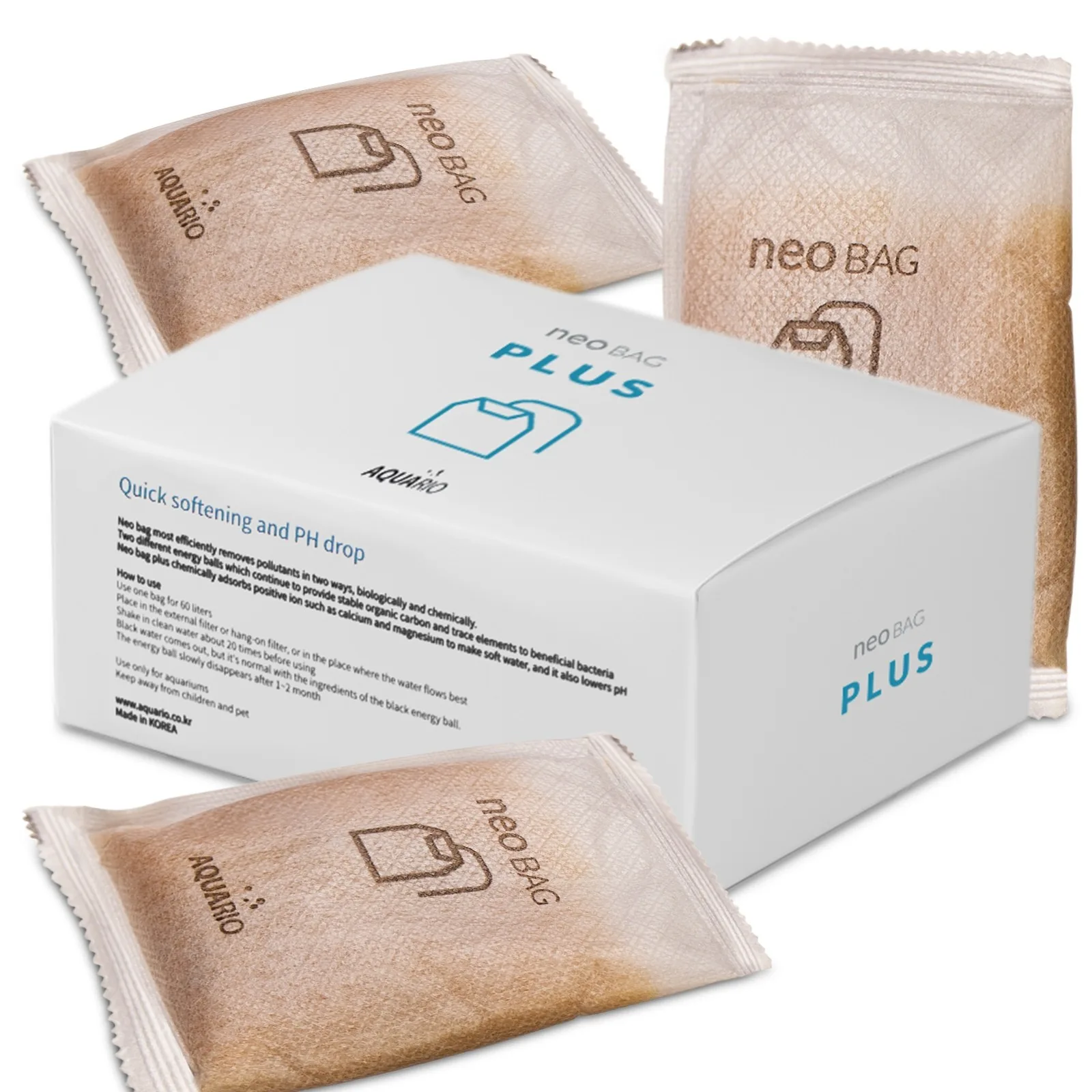Bag Plus - 8 wkładów obniżanie pH i GH wody