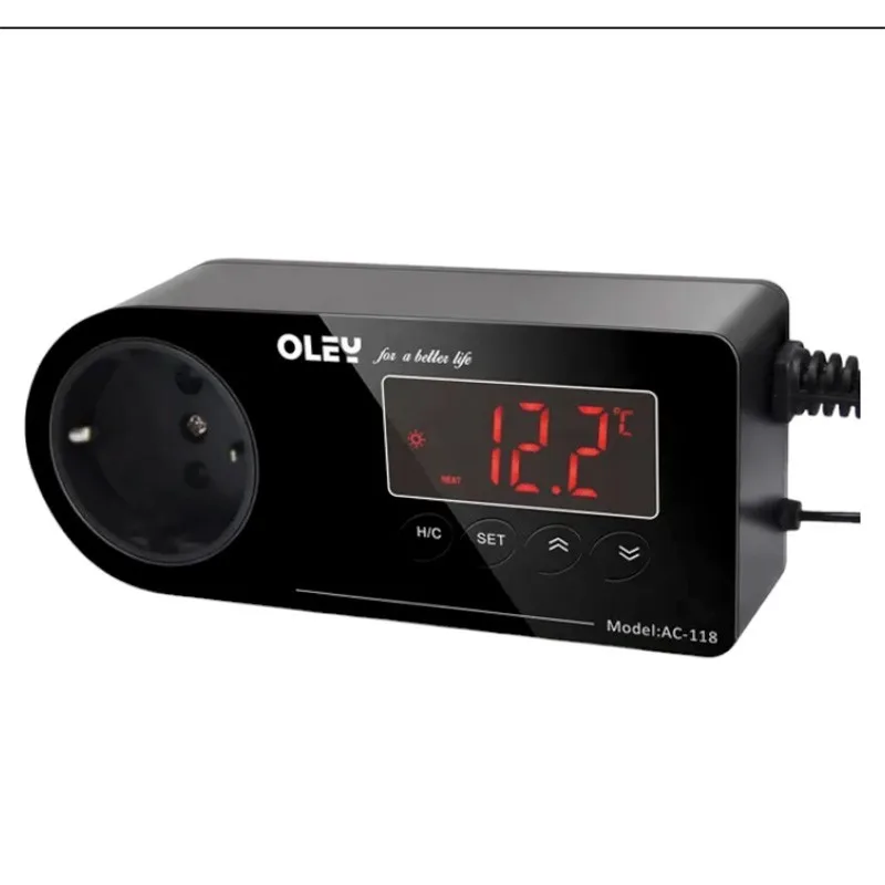 Oley AC-118 – Elektroniczny termostat z wyświetlaczem LCD