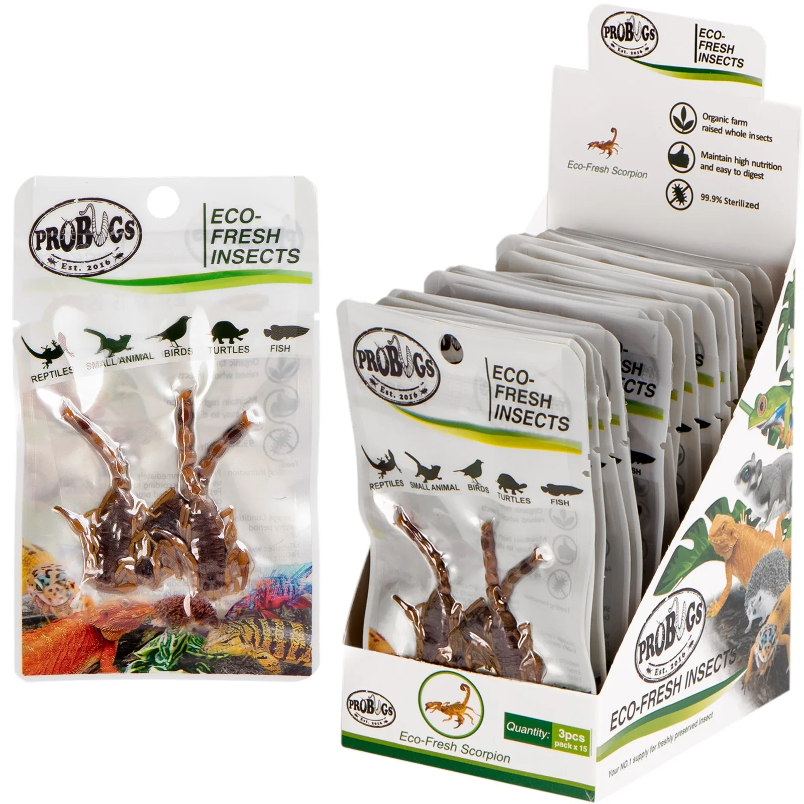 Eco-Fresh Scorpion 15 x 3pcs - świeże skorpiony 15 saszetek